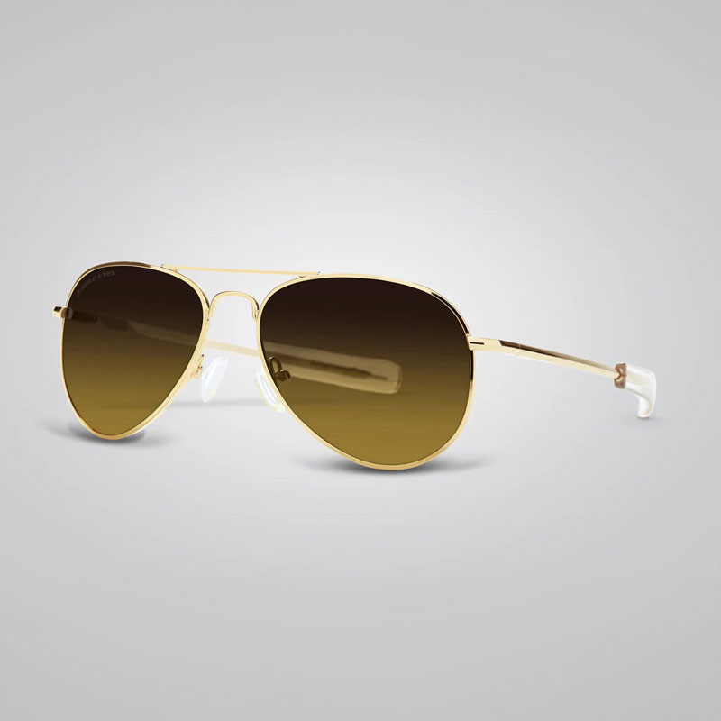 Eagle Eyes Freedom Oval Aviator Sunglasses (gold)